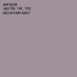 #9F929B - Mountain Mist Color Image